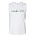 Washington Spirit Mens White Muscle Tank