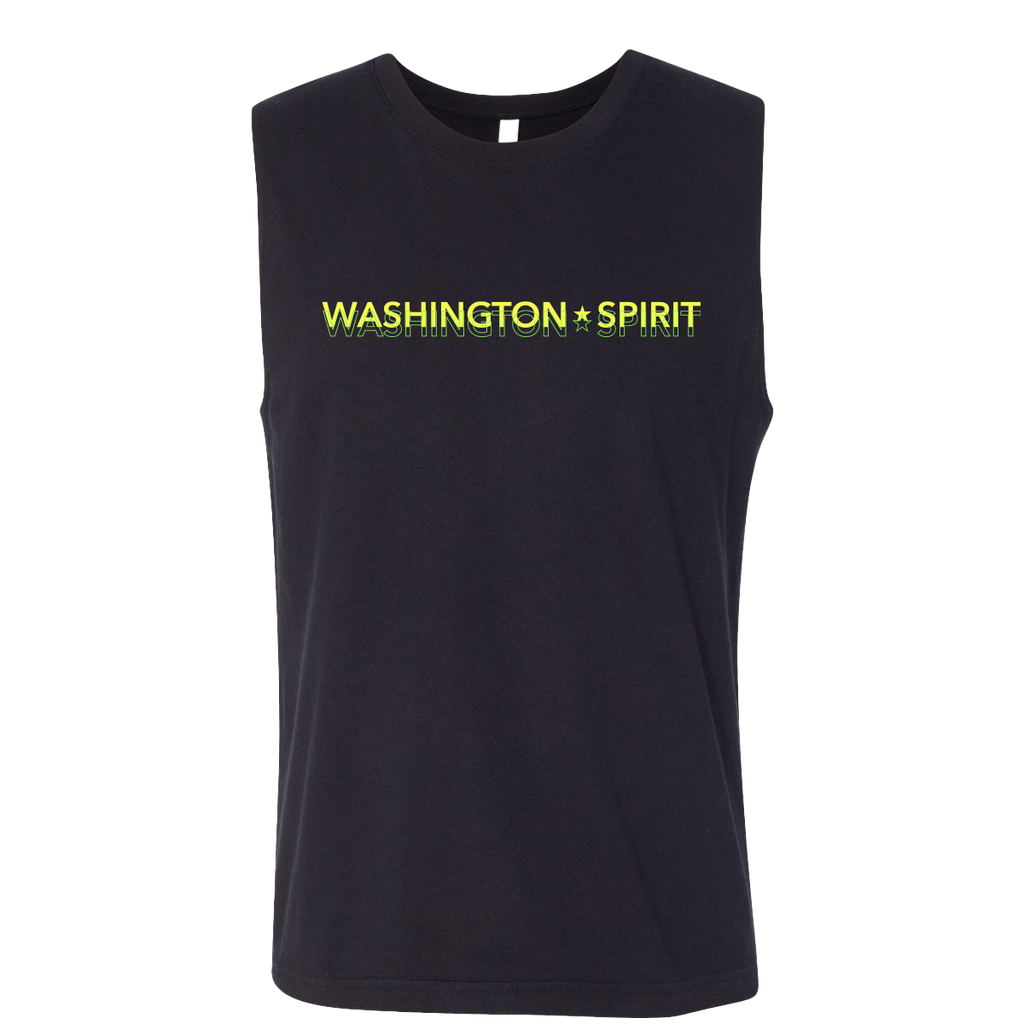 Washington Spirit Men's Black Muscle Tank