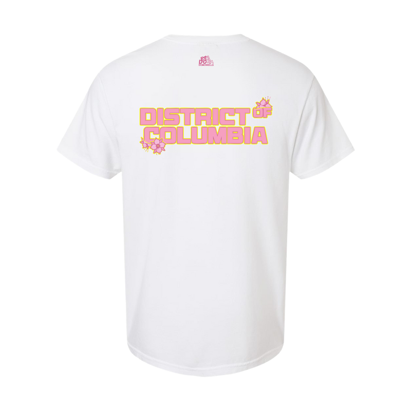 Washington Spirit x Dead Dirt Cherry Blossom White Tee