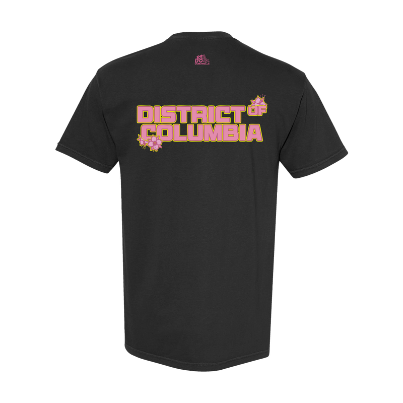Washington Spirit x Dead Dirt Cherry Blossom Black Tee