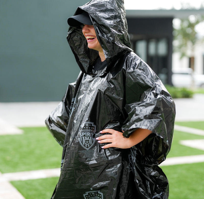 2023 Washington Spirit Shield Logo Storm Poncho