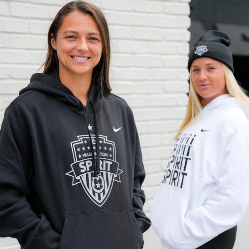 Nike 2023 Washington Spirit Hoodie - BIG SHIELD LOGO - Black