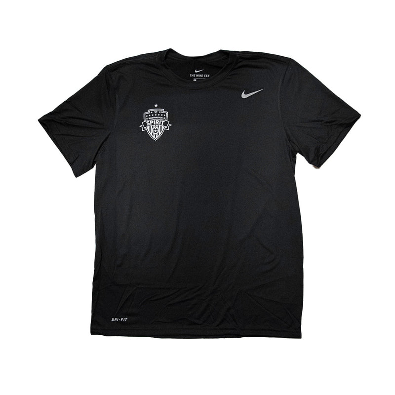 Nike 2023 Washington Spirit Short Sleeve Youth Tee - SMALL SHIELD LOGO - Black