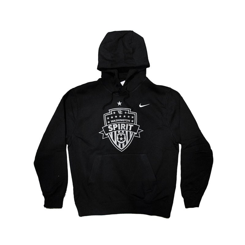 Sudadera con capucha para jóvenes Nike 2023 Washington Spirit - Logotipo de escudo grande - Negro