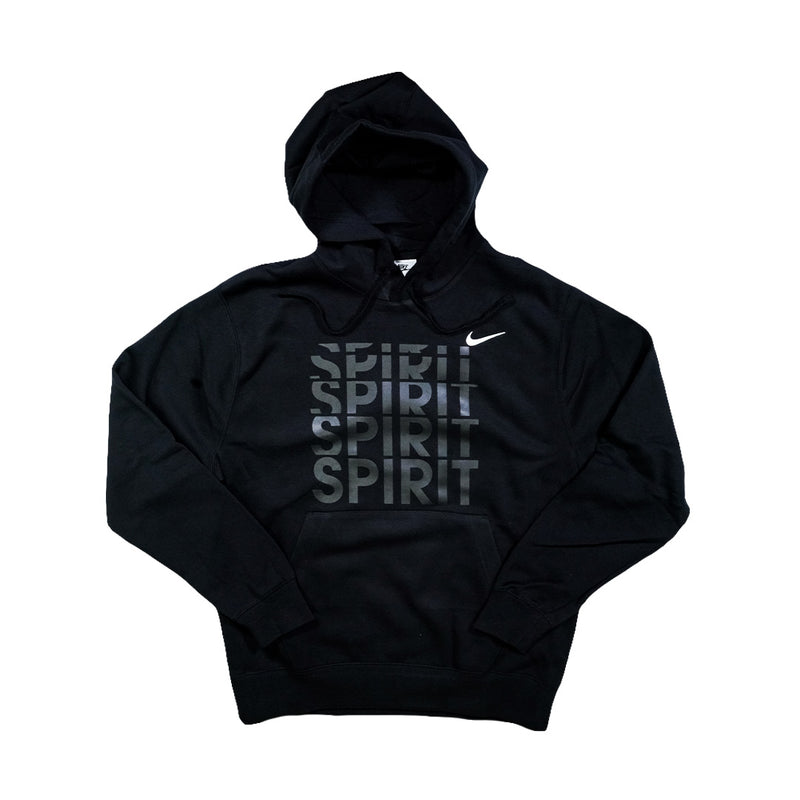 Nike 2023 Washington Spirit Youth Hoodie - SPIRIT SPIRIT SPIRIT - Black Tonal