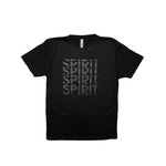 Camiseta juvenil de manga corta Washington Spirit 2023 - SPIRIT SPIRIT SPIRIT - Tonal negro