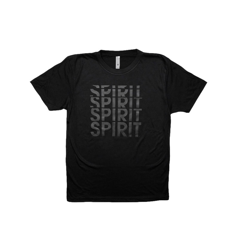 Camiseta juvenil de manga corta Washington Spirit 2023 - SPIRIT SPIRIT SPIRIT - Tonal negro