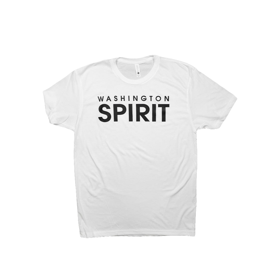 Washington Spirit Short Sleeve Adult Tee - WASHINGTON SPIRIT - White