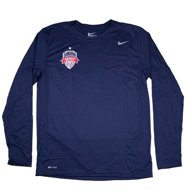 Washington Spirit - Nike Legend Long Sleeve Tee (Navy)